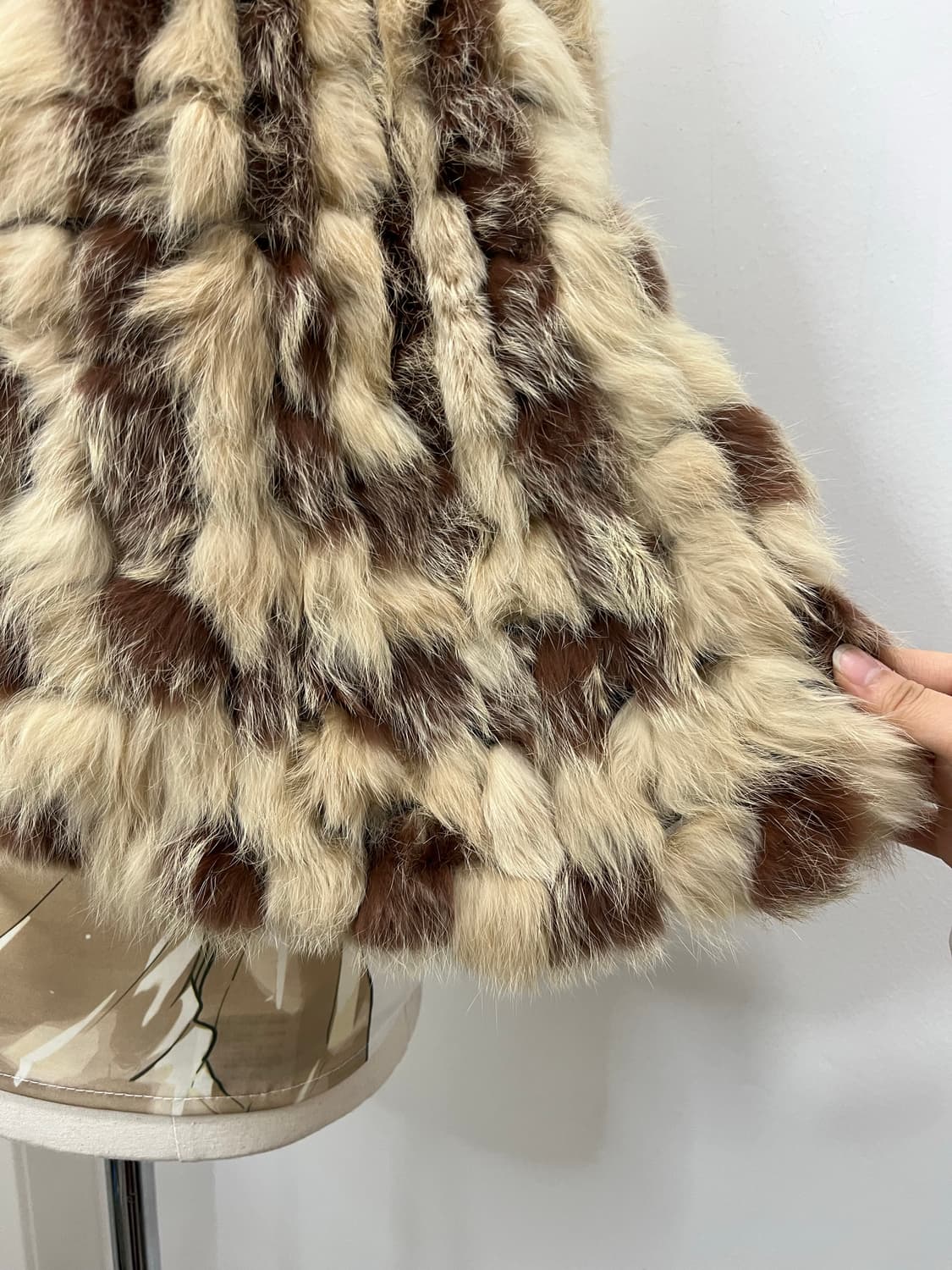 일본 빈티지 갸루 토끼털 퍼 머플러 상품이미지4