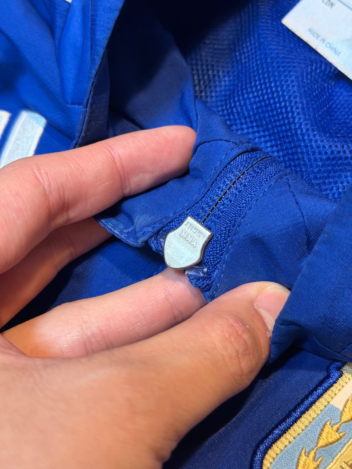 아디다스 13-14 아르헨티나 국대 바람막이 블루 상품이미지4