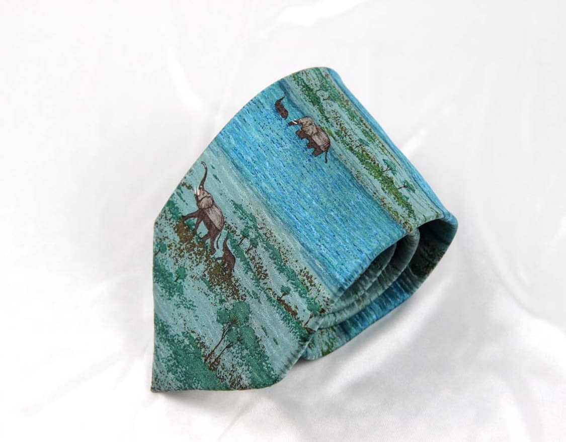 알렉산드로 아라 9.4cm A등급 아트 남자 명품 넥타이 상품이미지1