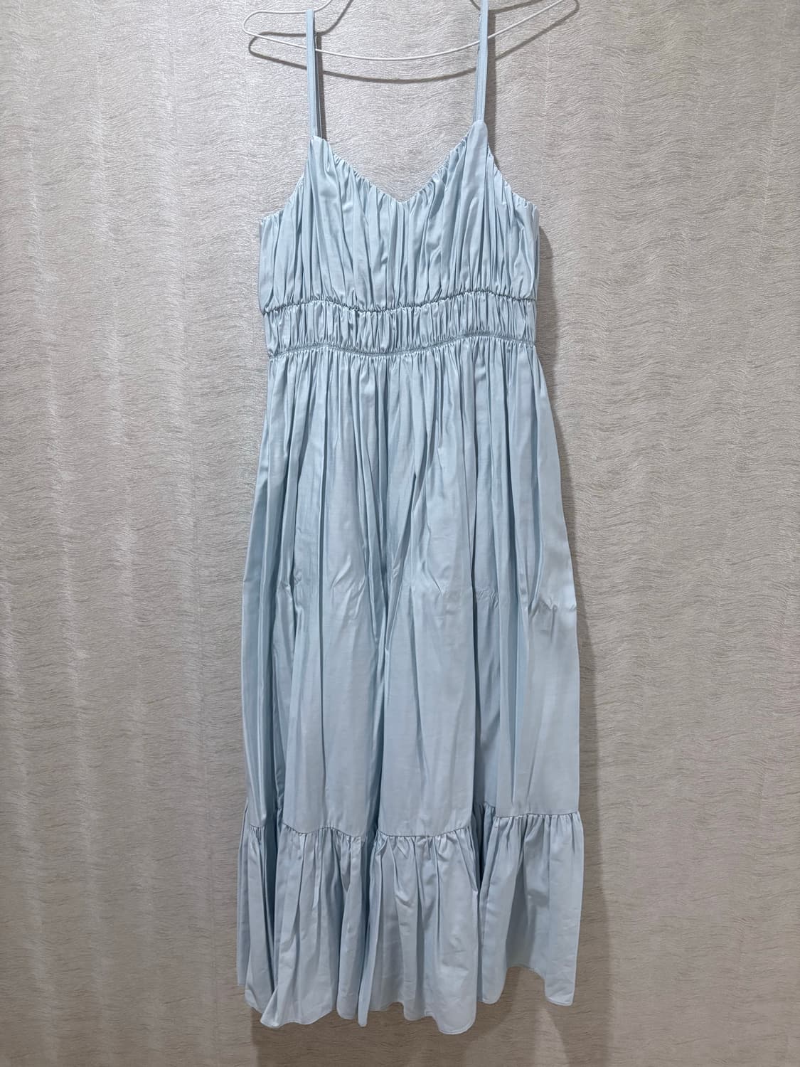 Julllog 줄로그 하늘색 민소매 롱 원피스👗원가 8만원대(55-66 상품이미지3