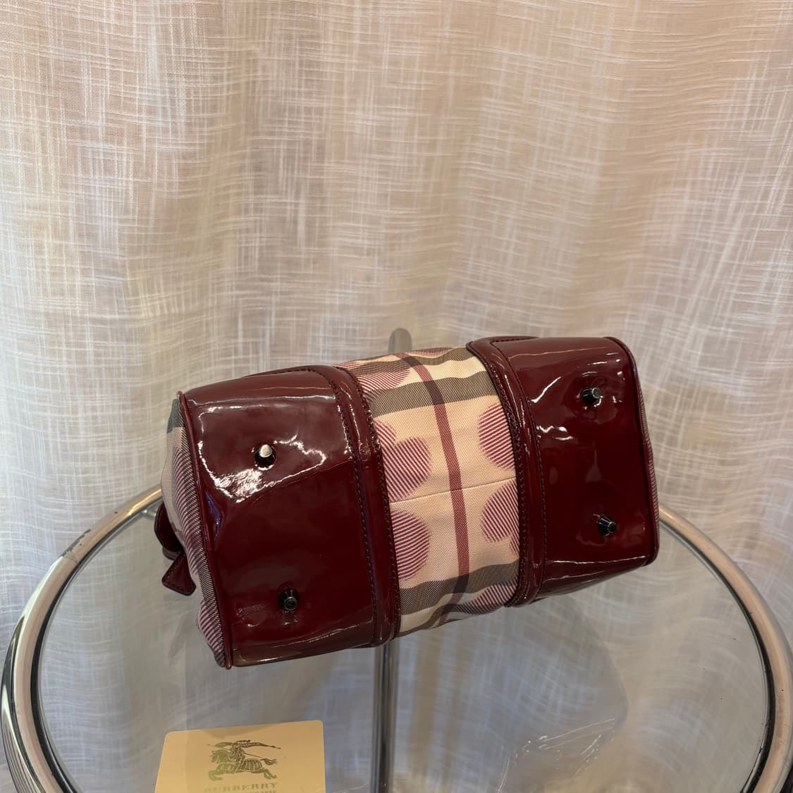 정품 버버리 하트 노바체크 갸루 토트백     상품이미지7