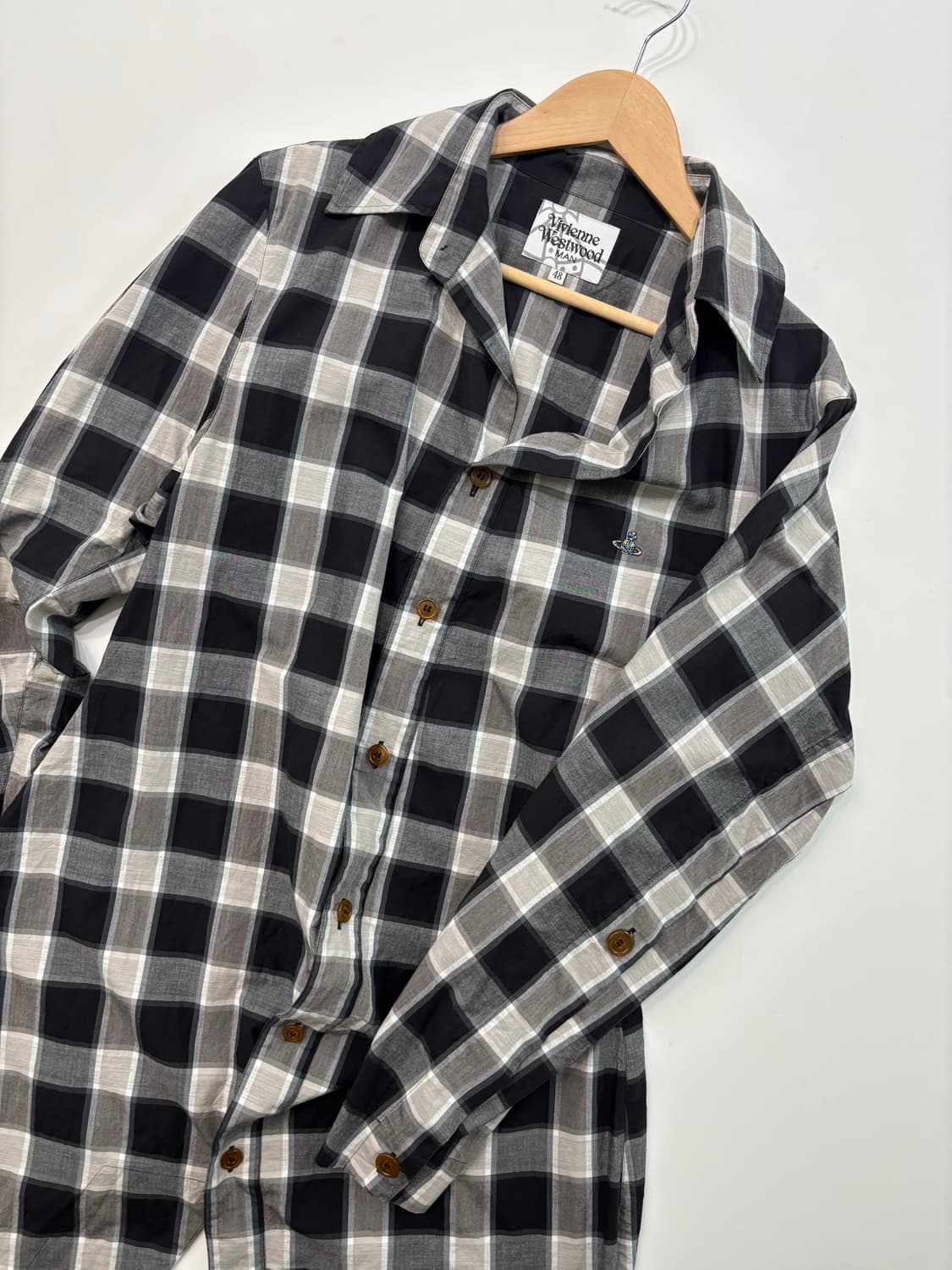 Vivienne Westwood 비비안 웨스트우드 맨즈 ORB로고 체크패 상품이미지7