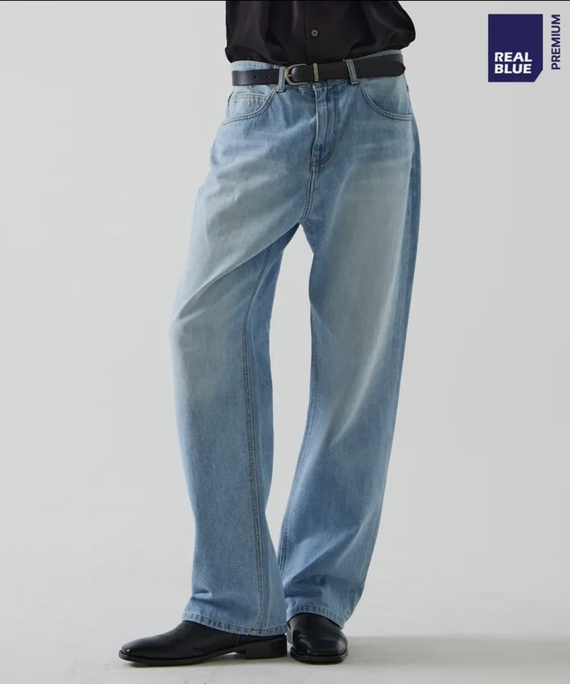 씨네드 세미와이드 스트레이트 데님 상품이미지1