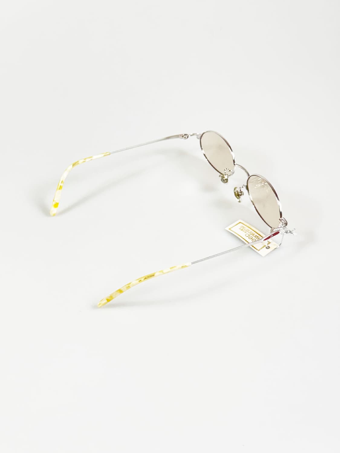 JEEP 실버 슬림 오벌 메탈 프레임 빈티지 안경 상품이미지4