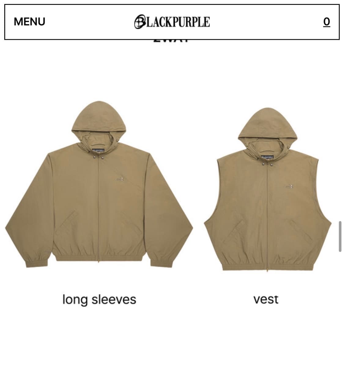 새상품) 블랙퍼플 자켓  상품이미지6