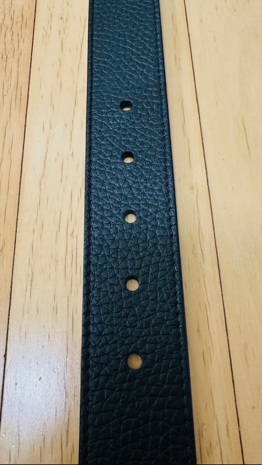 루이비통 Louis Vuitton 퐁뇌프 벨트 블랙 100/40 상품이미지3