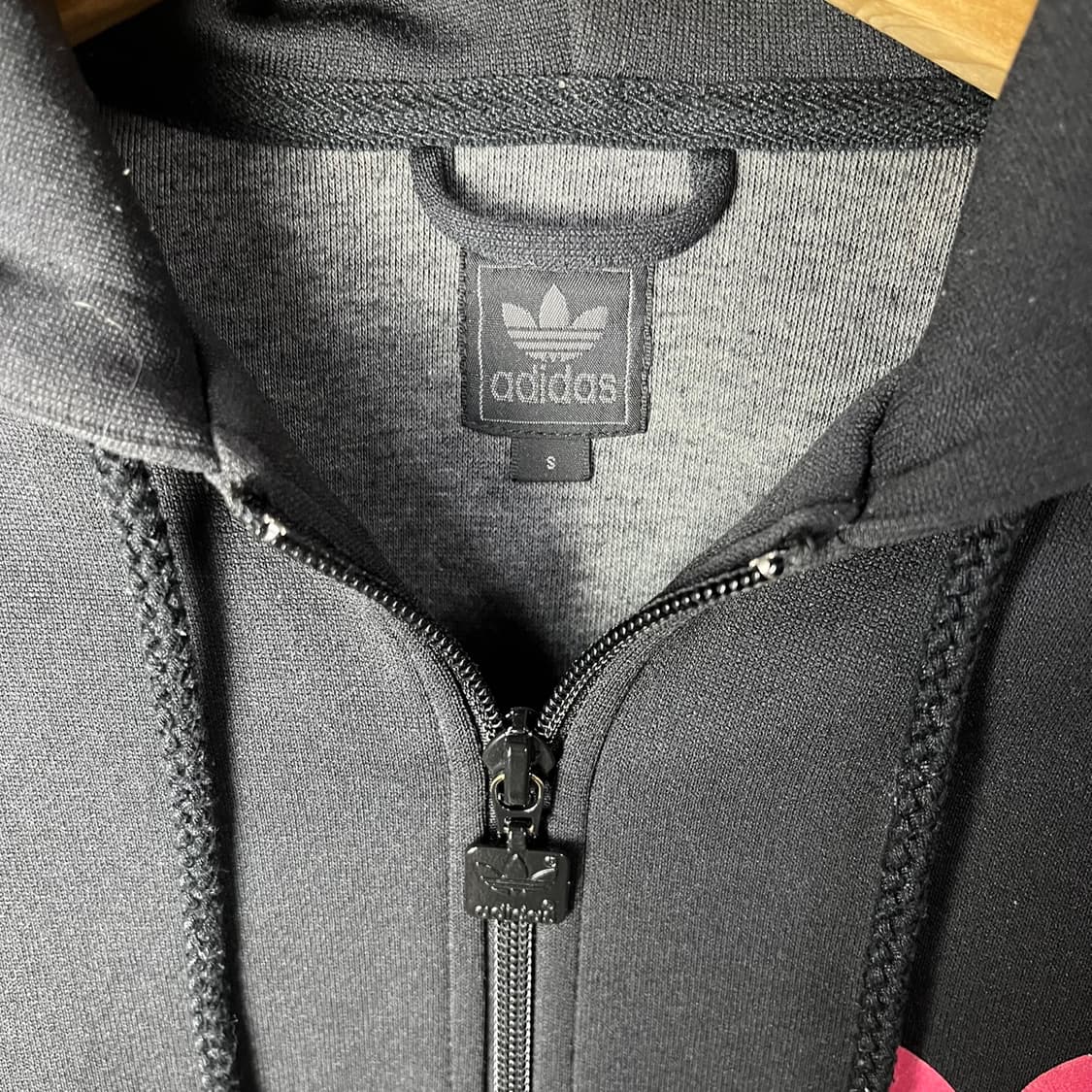 [Adidas] 아디다스 블랙,핑크 후드 져지 상품이미지5