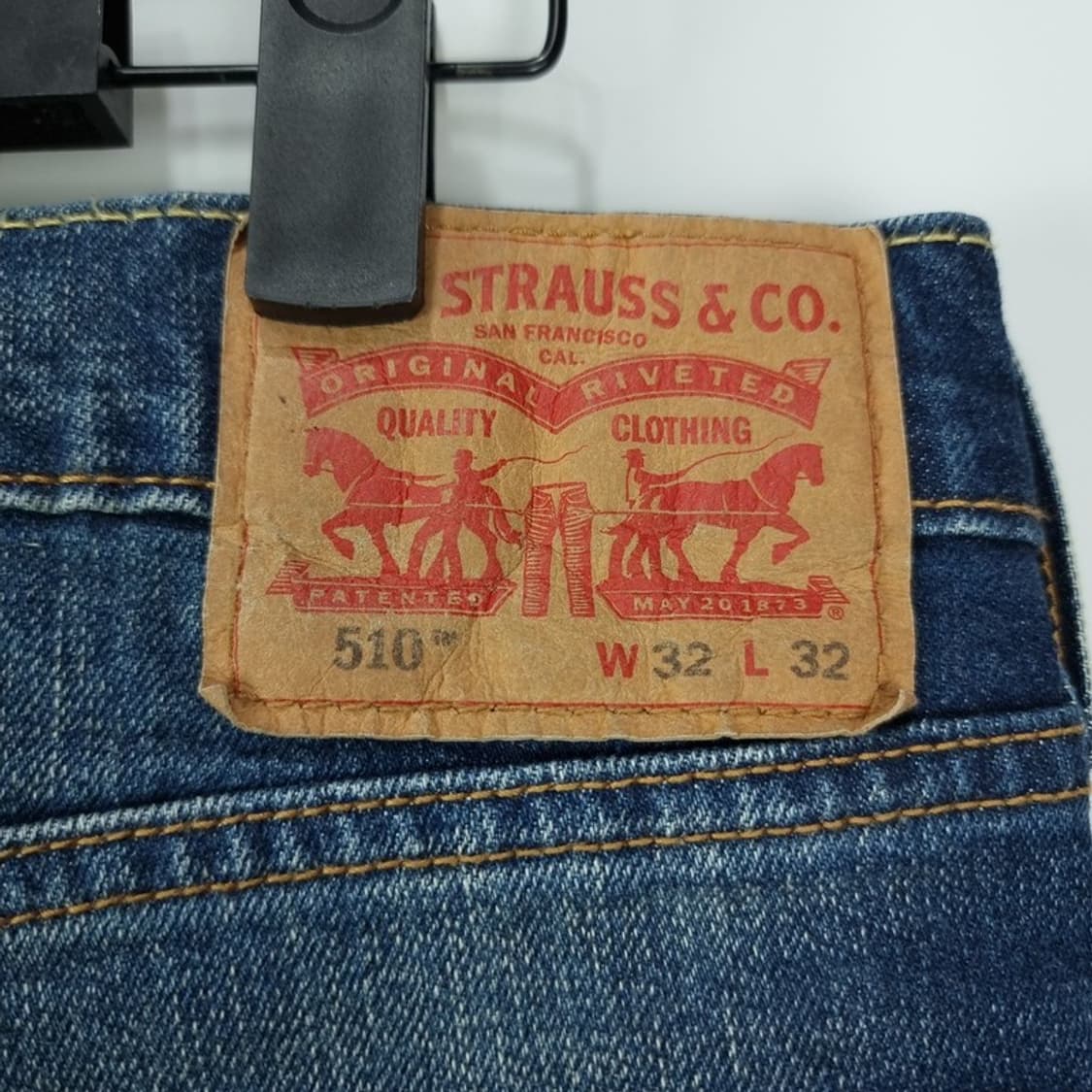 [리바이스] 510 빈티지 워시드 슬림핏 데님 팬츠 청바지 M19433 상품이미지7