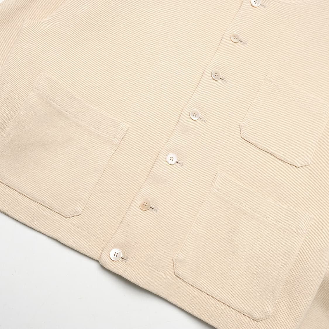 super heavy cotton rib cardigan 상품이미지4