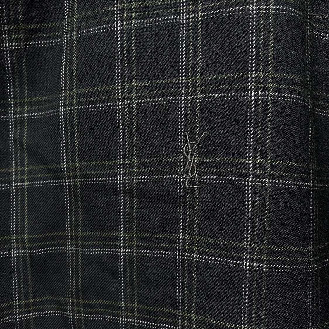 입생로랑 체크 블루종 자켓 105 상품이미지2