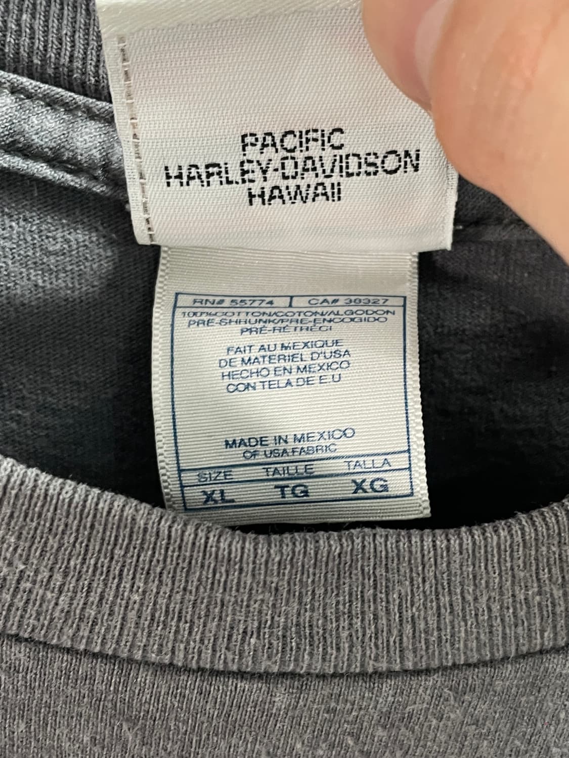 할리데이비슨 프린팅 워싱 반팔티 (on.744) 상품이미지6