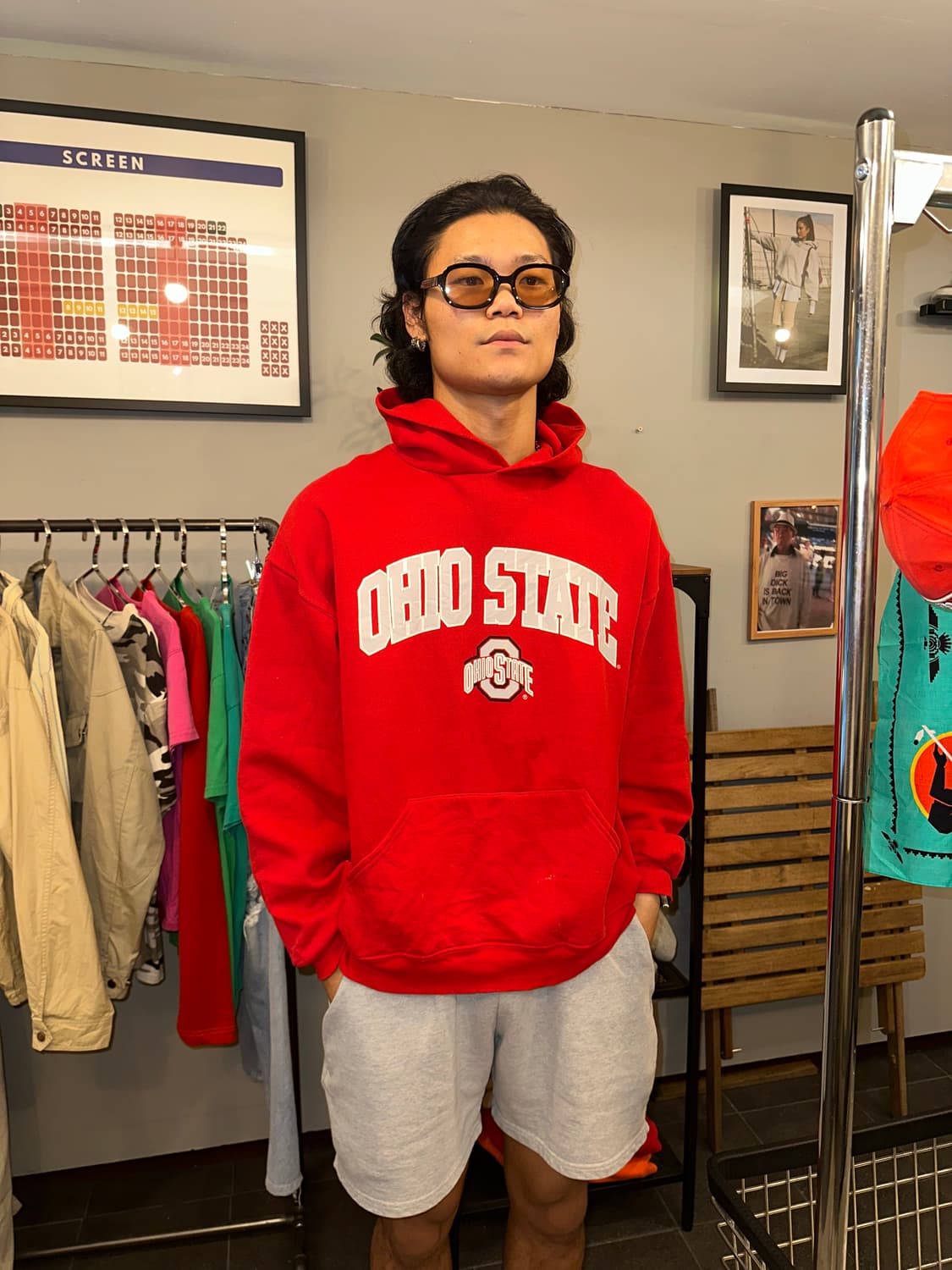 90-00’s Russell Athletic Ohio state Hood 상품이미지2
