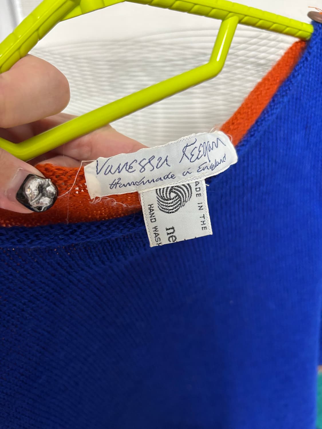 Vanessa keegan pure wool handknit 상품이미지3