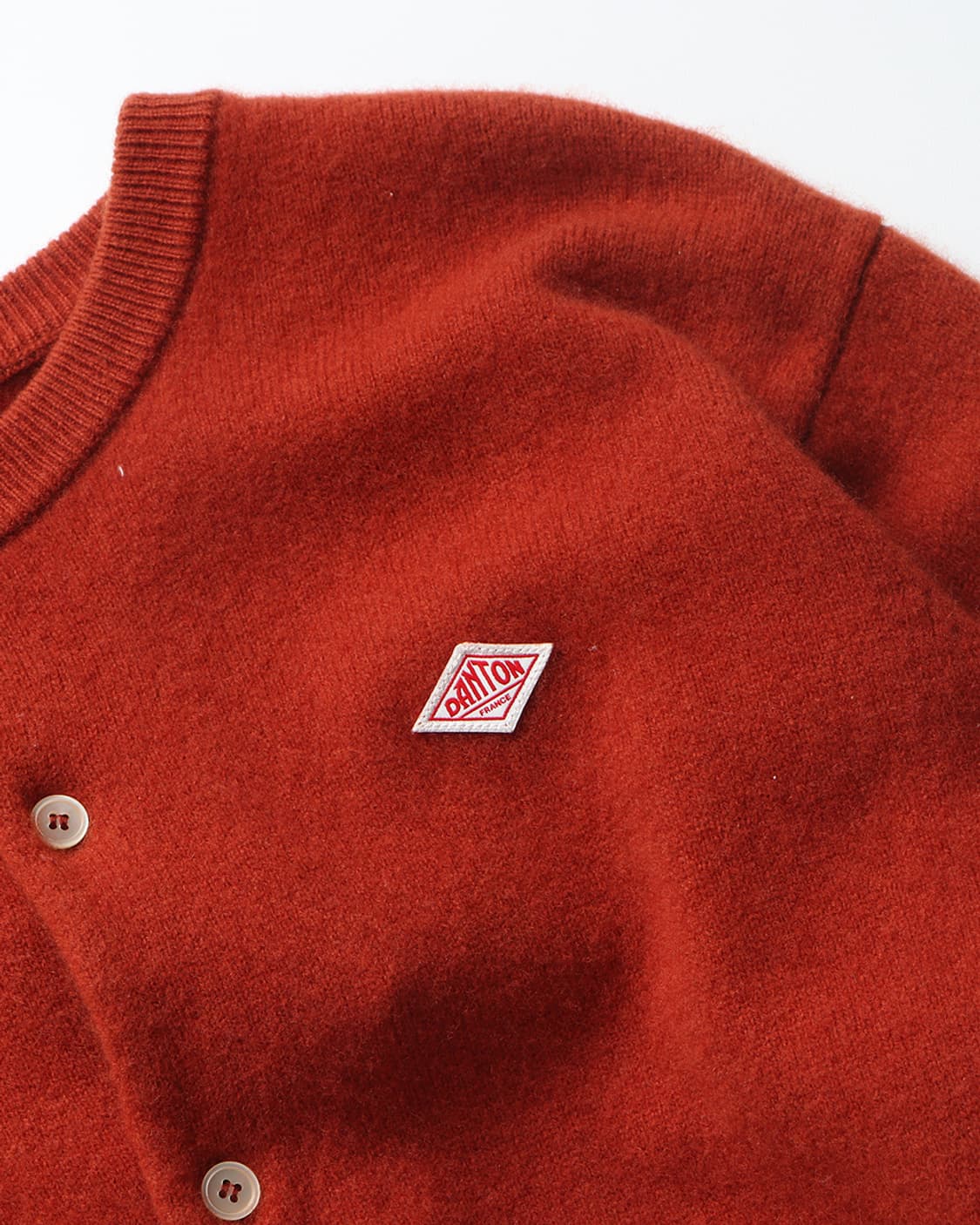 단톤 DANTON Lambswool Crewneck Cardigan 상품이미지5