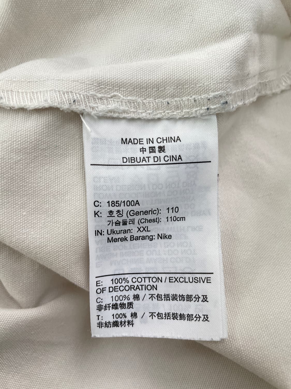 나이키 레드 스우시 자수 코튼 반집업 반팔 셔츠 상품이미지7