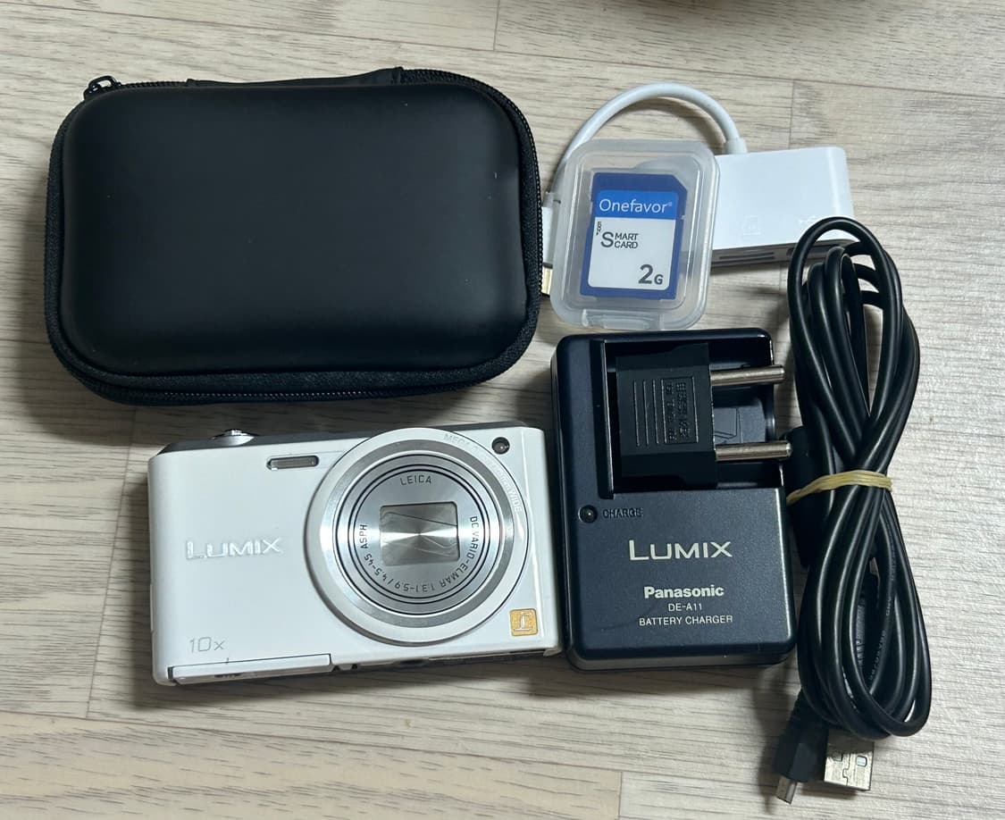 라이카렌즈) 파나소닉 루믹스 sz3 디카 화이트 풀구성 상품이미지1