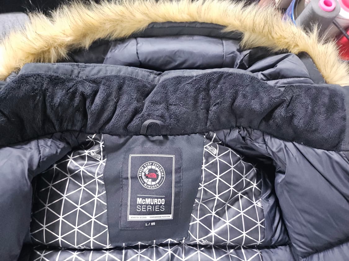노스페이스 블랙  후두퍼 구스 맥머도패딩  95 상품이미지6