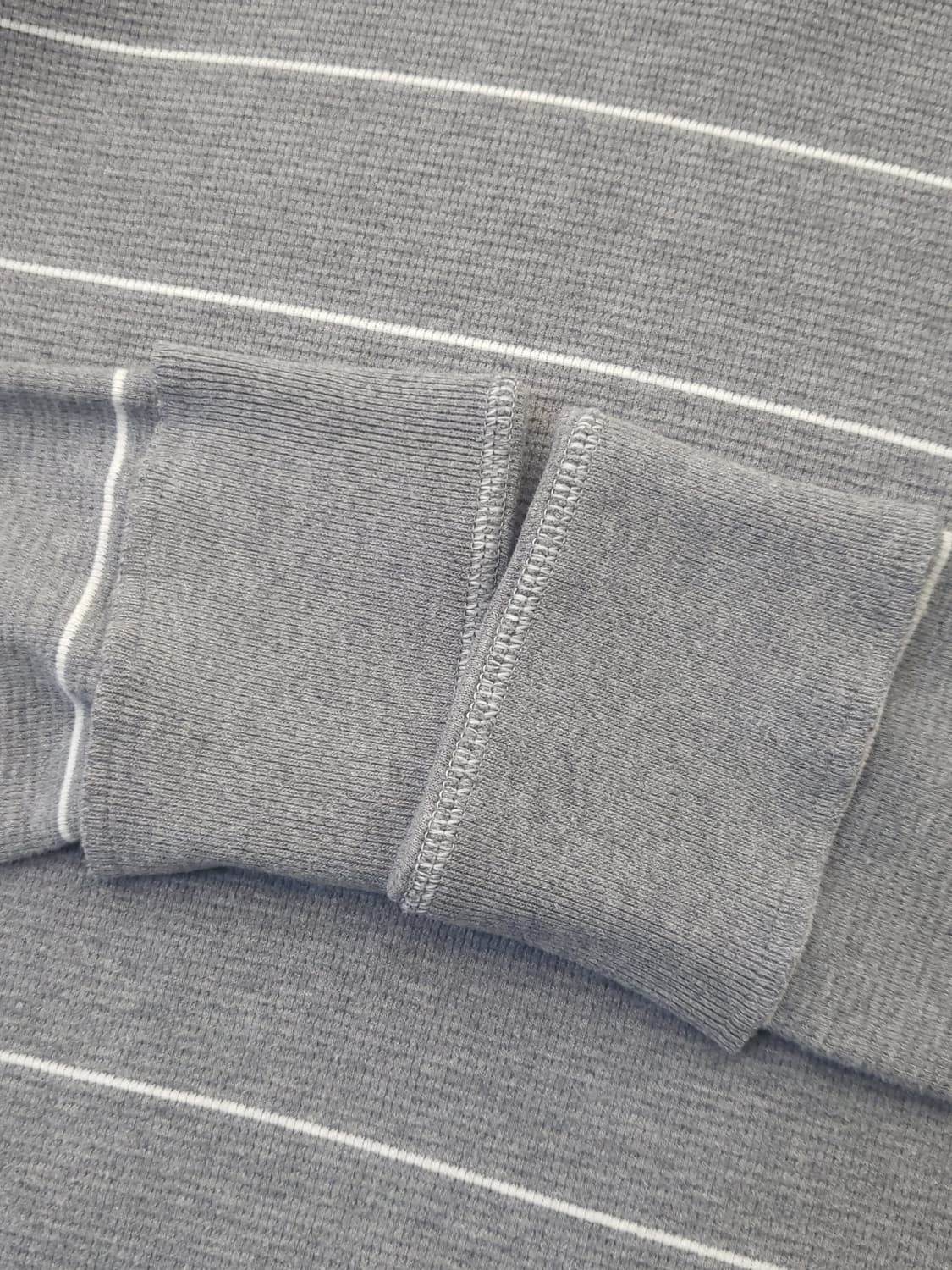 아베크롬비 스트라이프 긴팔티 그레이 L 상품이미지4