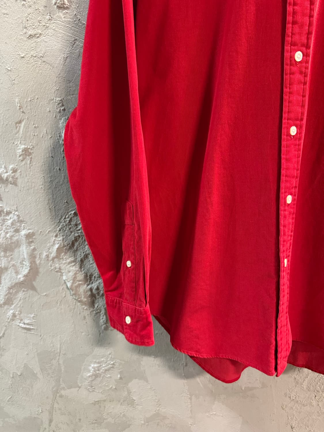 M 폴로 랄프로렌 POLO 클래식핏 코듀로이 버튼다운 셔츠 레드 상품이미지2