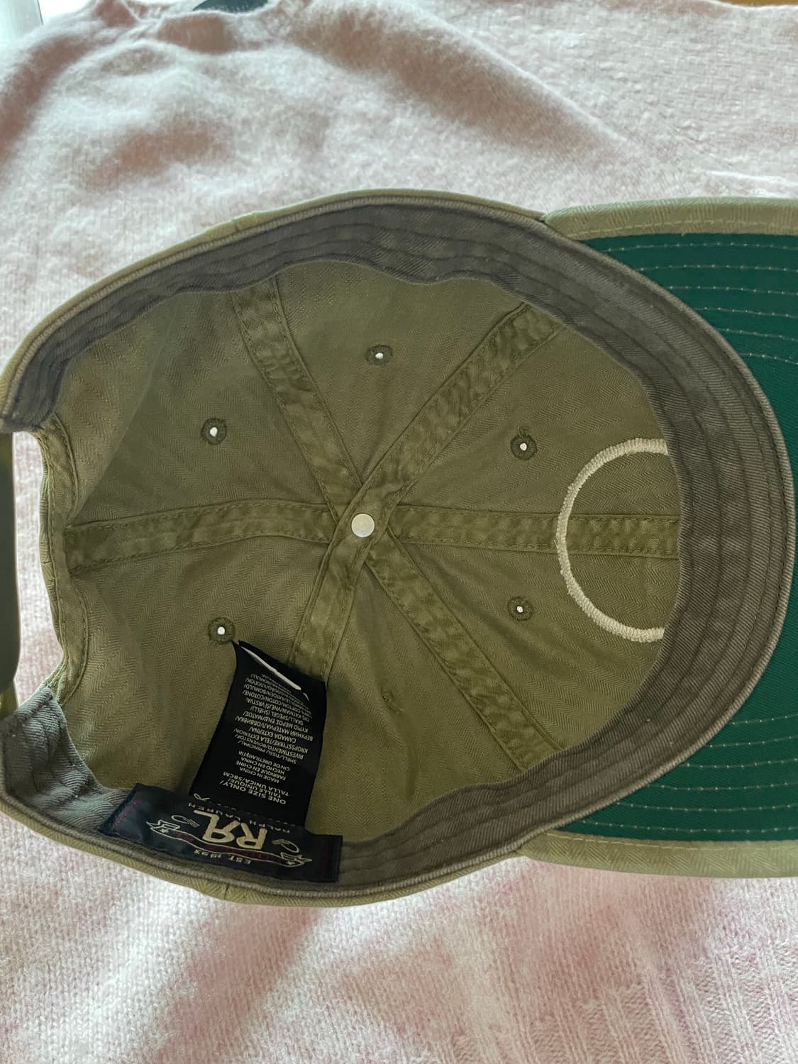 Rrl 볼캡 올리브 상품이미지3