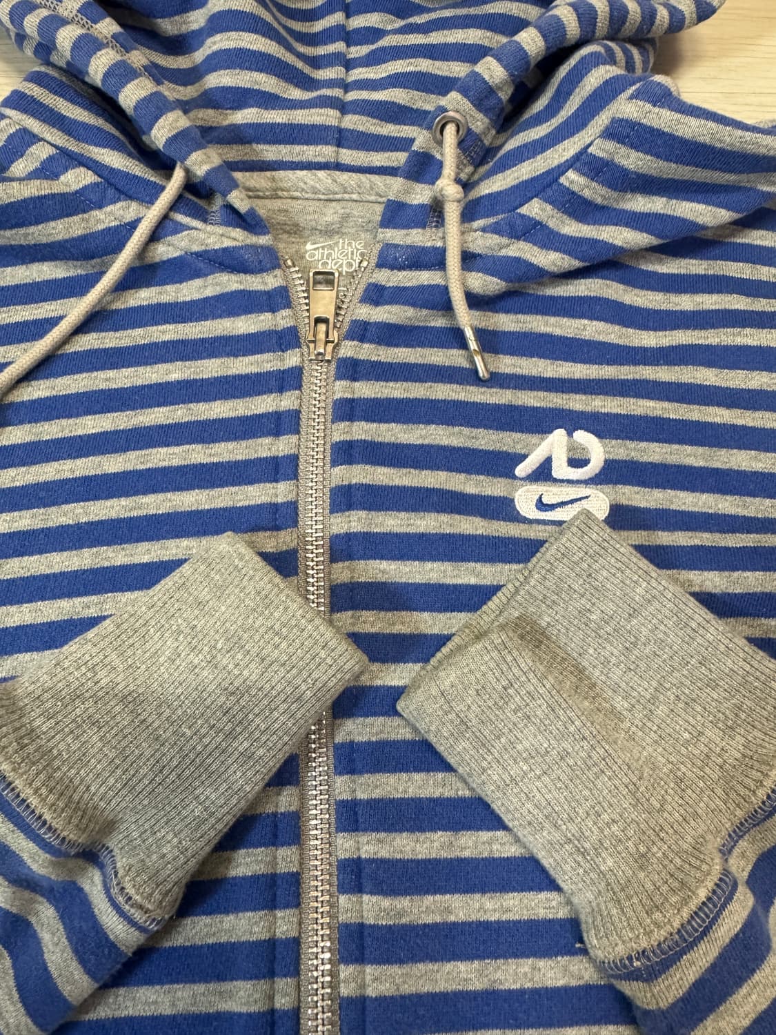 나이키 애슬레틱 스트라이프 후드집업 M 상품이미지3