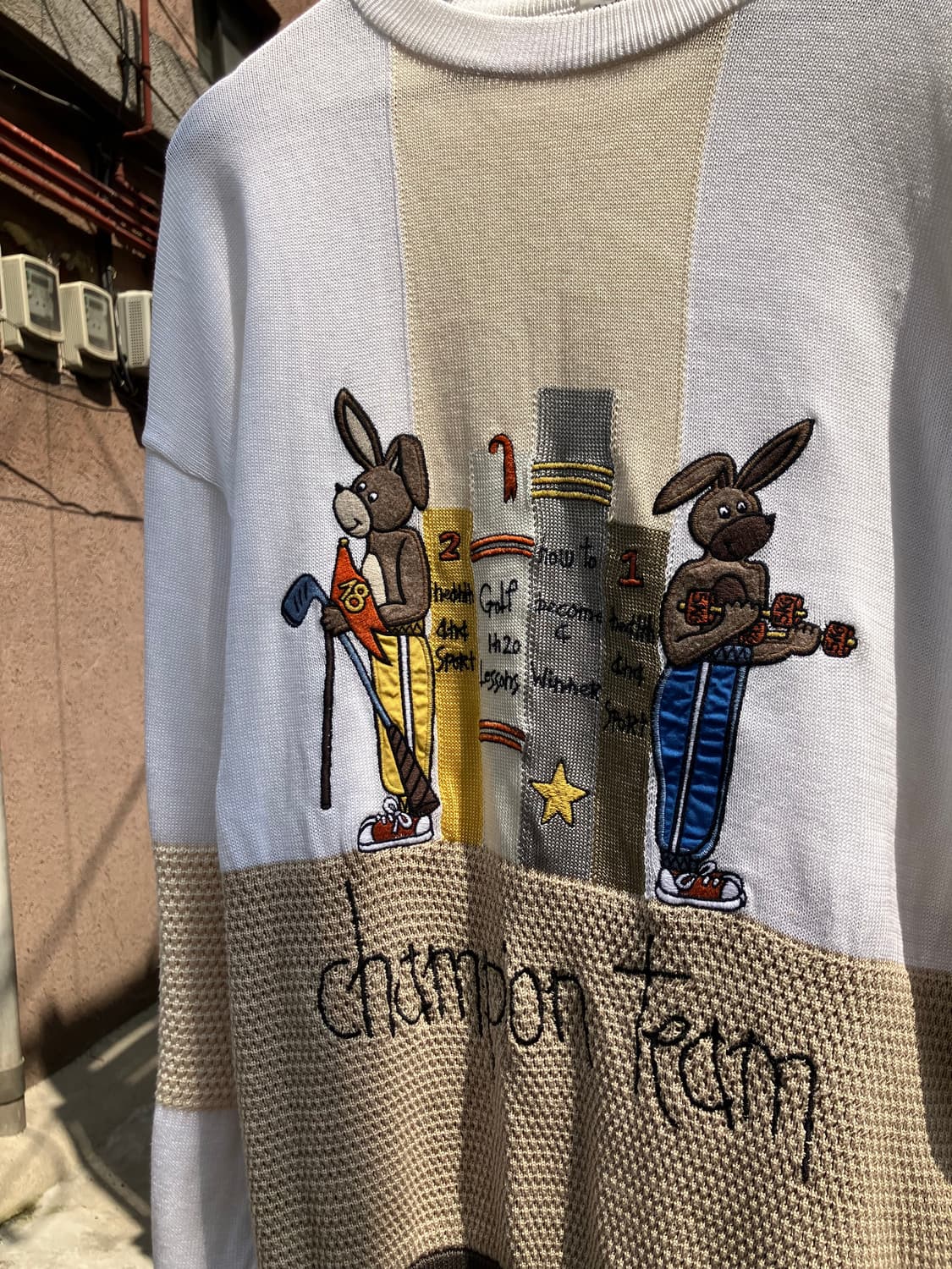 Castelbajac sport 아트 니트 상품이미지3