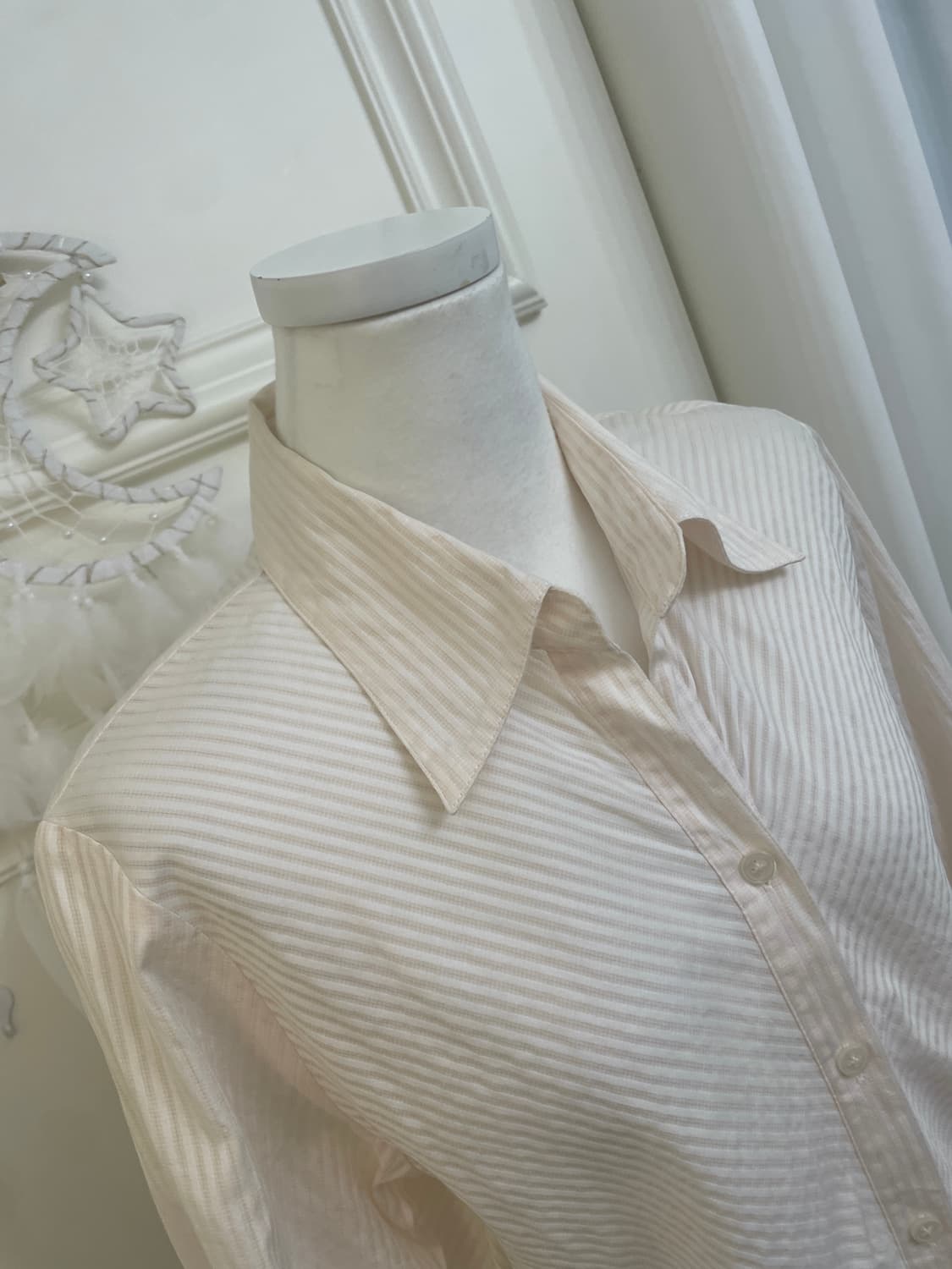 sheer coral basic shirt(size-11) 상품이미지7