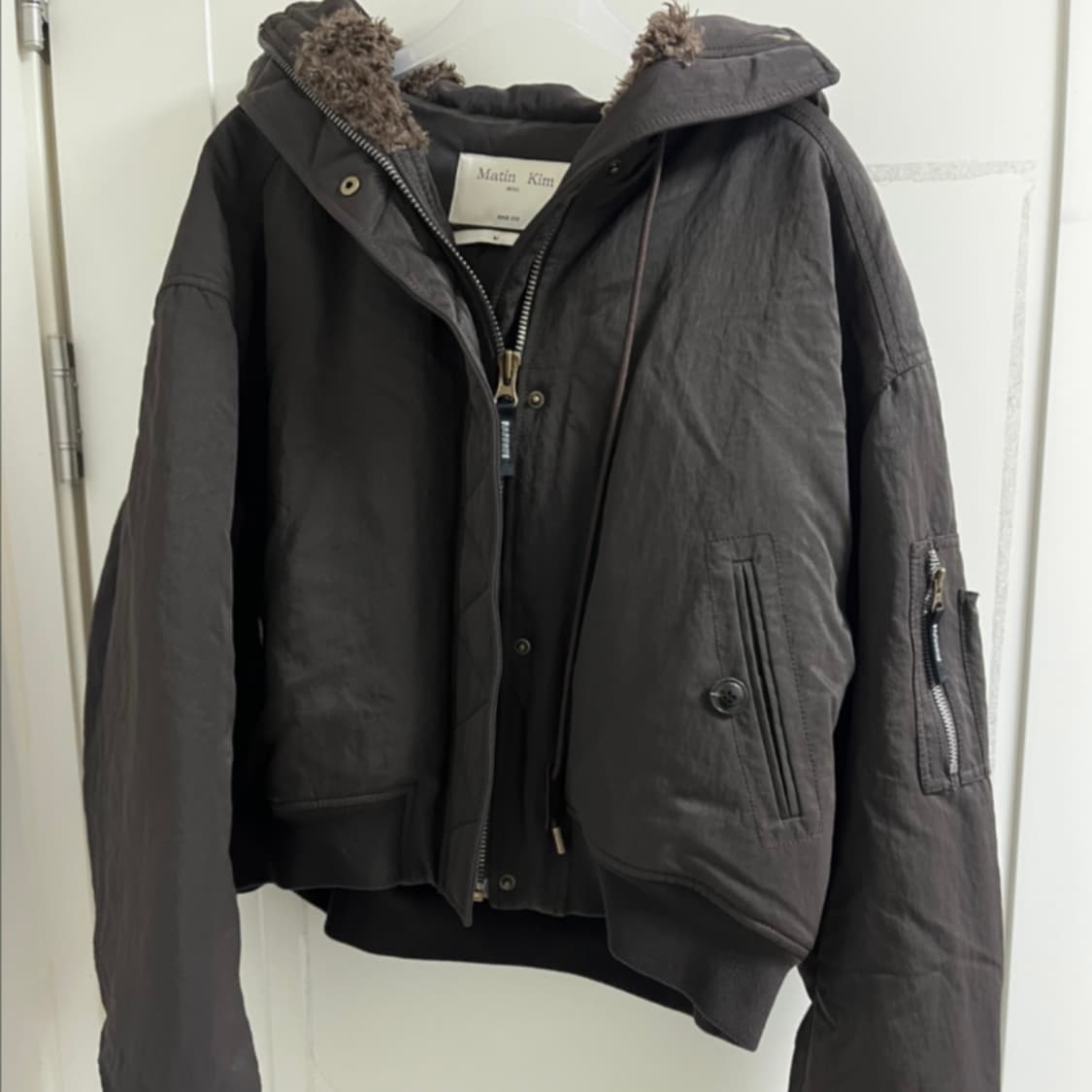 마뗑김 퍼 후드 집업 상품이미지3