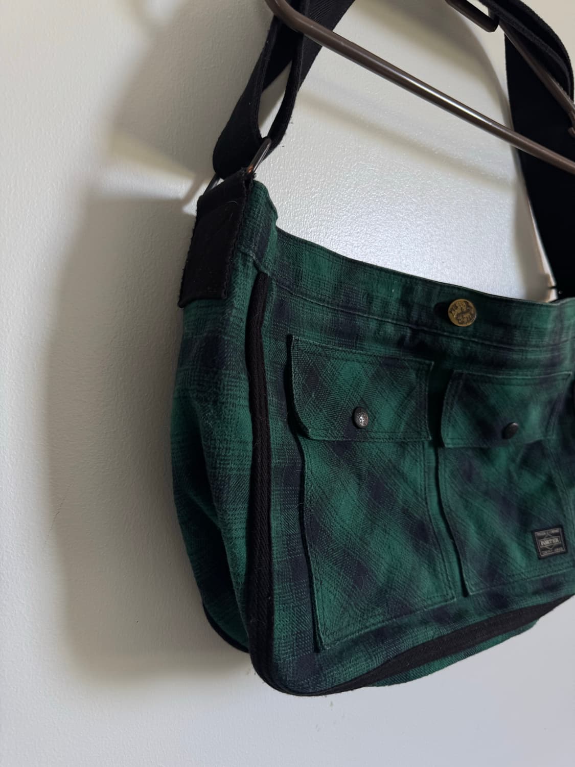 요시다포터 타탄체크 크로스백 상품이미지4