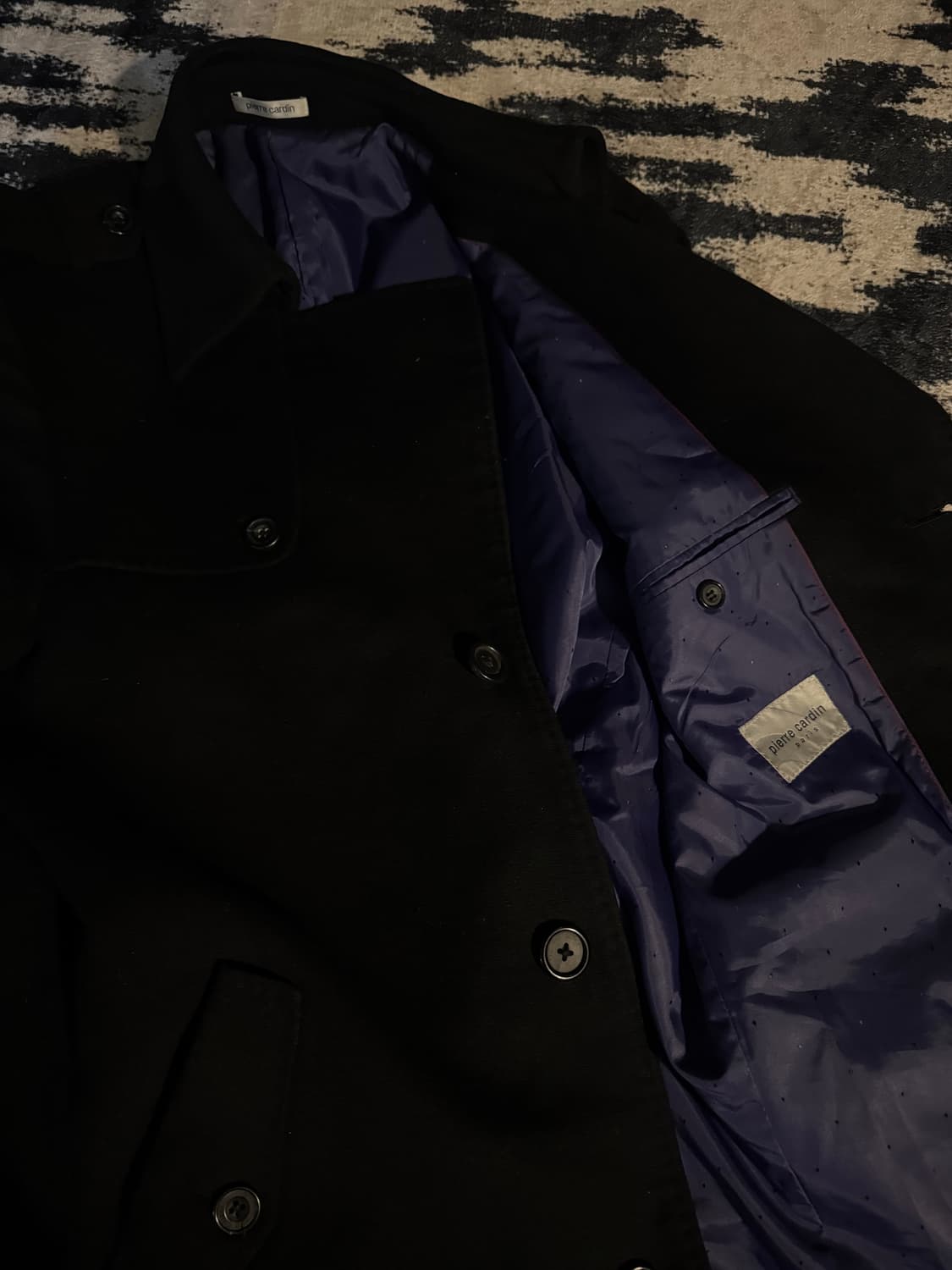 pierre cardin 견장 하프 코트 상품이미지3