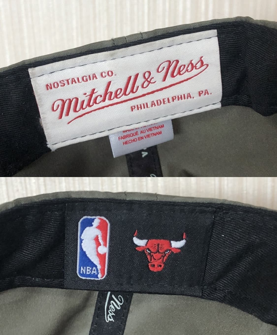 NBA 미첼앤네스 시카고불스 카모스냅백/모자 상품이미지10