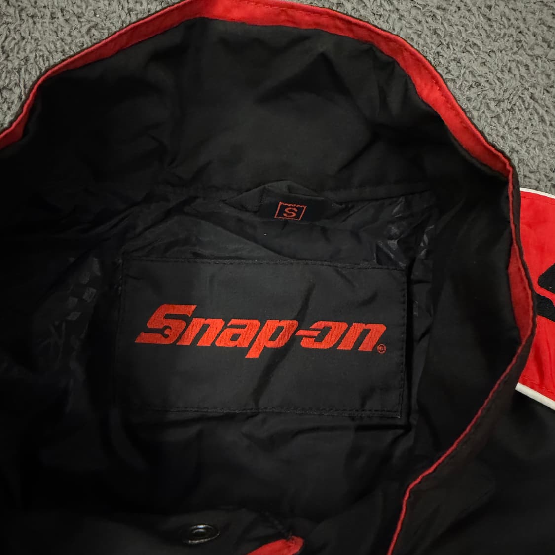 [ 정품/S ] 스냅온 빈티지 넘버5 모터사이클 레이싱 자켓 상품이미지5