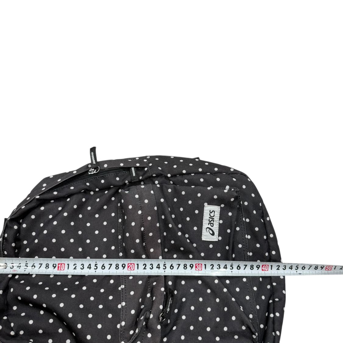 아식스 빈티지 도트 땡땡이 패턴 모리걸 백팩 가방 블랙 상품이미지5