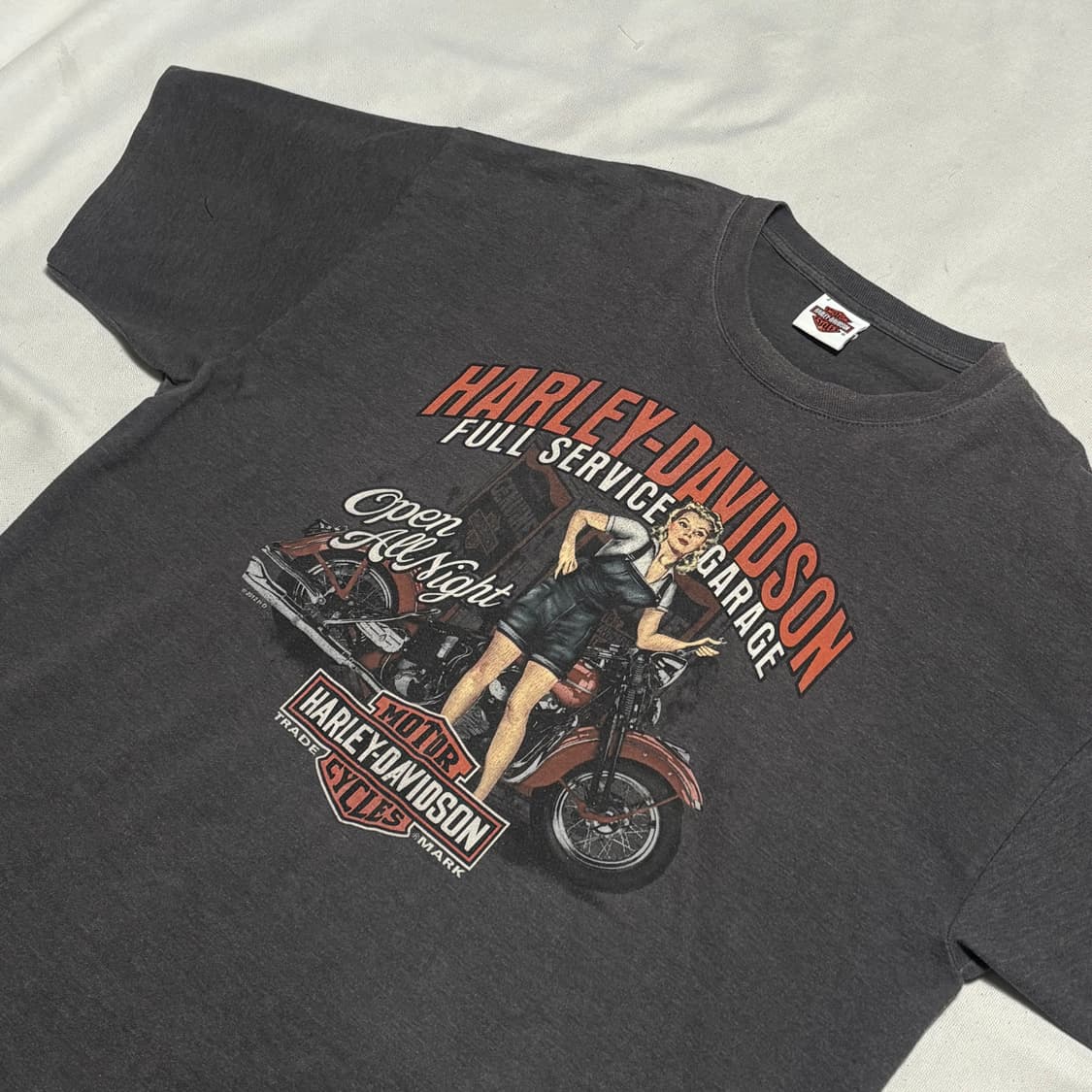2XL 할리데이비슨 빅 프린팅 반팔티 상품이미지1