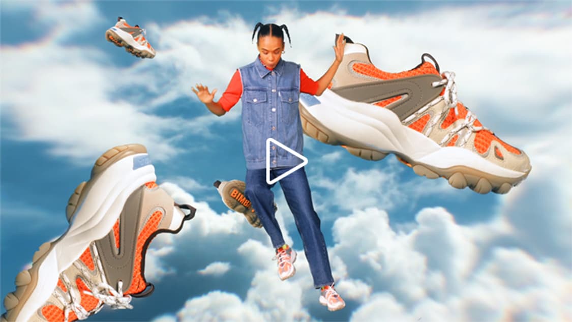 Bimba y lola 빔바이롤라 오렌지 청키 스니커즈 상품이미지1