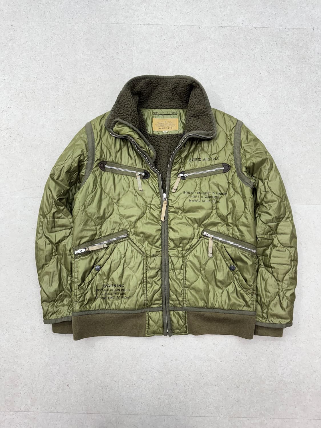 Avirex 아비렉스 라이닝 쉐르파자켓 상품이미지1