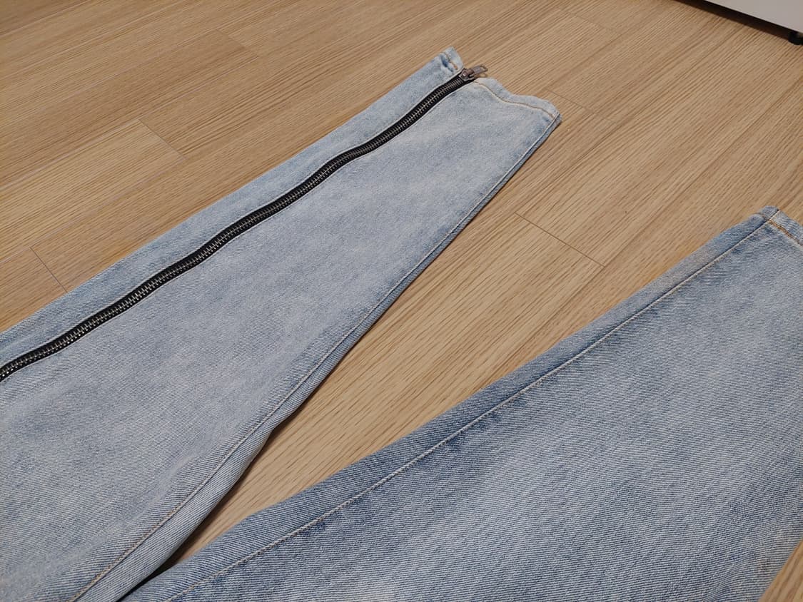 필립 림 하이라이즈 지퍼 디테일 스트레이트진 상품이미지8