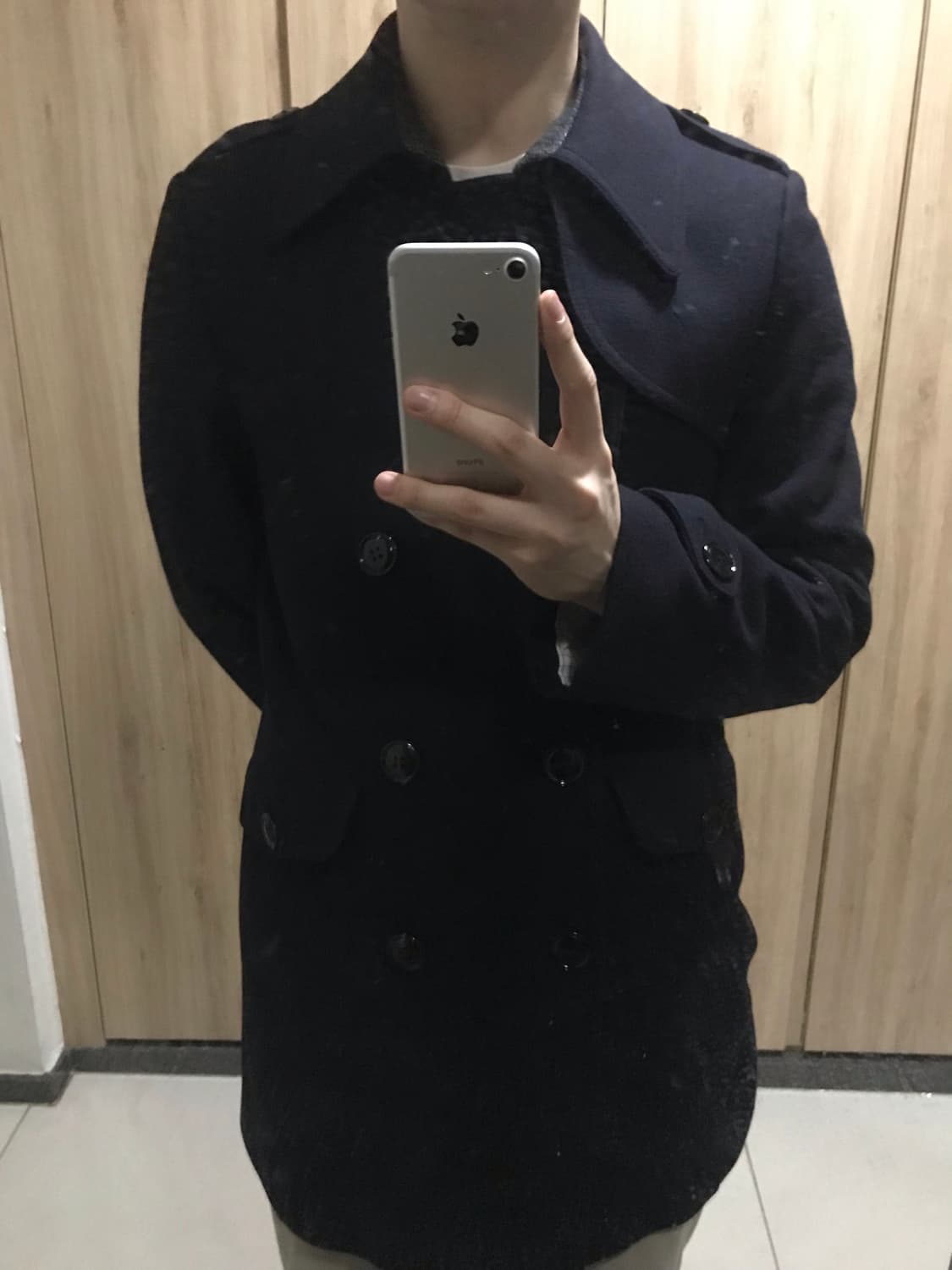 착샷o) 커스텀멜로우 캐시미어 블렌디드 피코트  상품이미지9