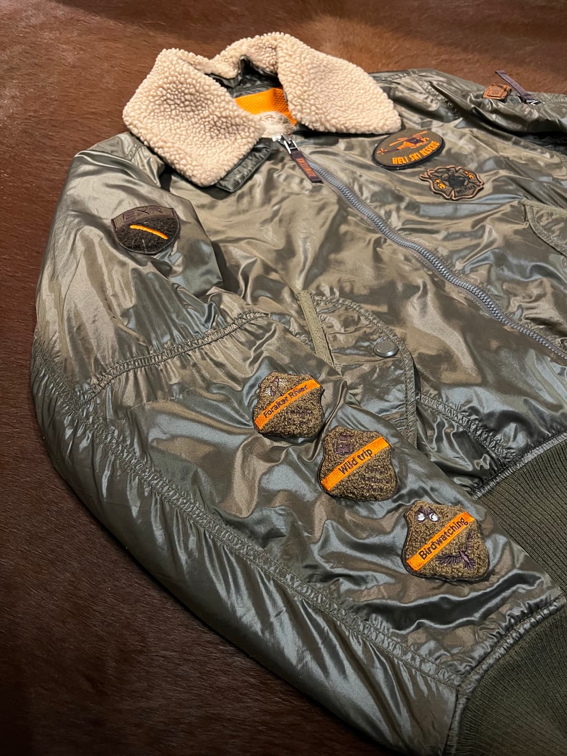 EXR 패치 항공점퍼 상품이미지6