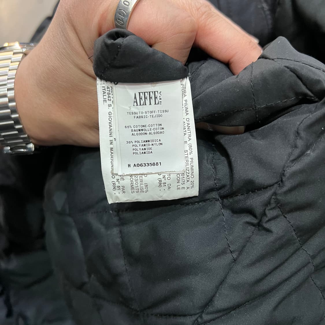  모스키노 카라 롱 패딩 y14609 상품이미지7