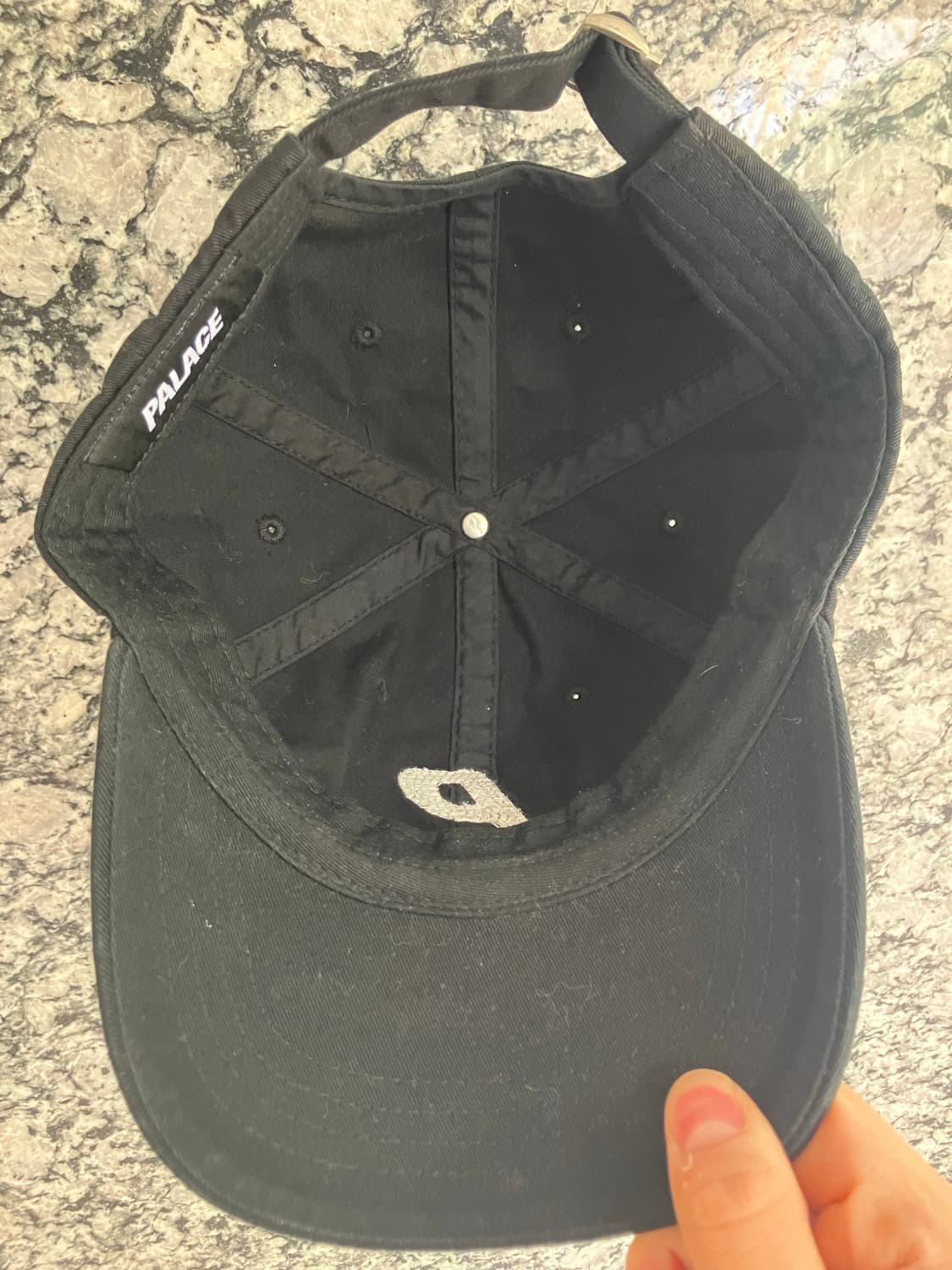 팔라스 P로고 볼캡 블랙 상품이미지2