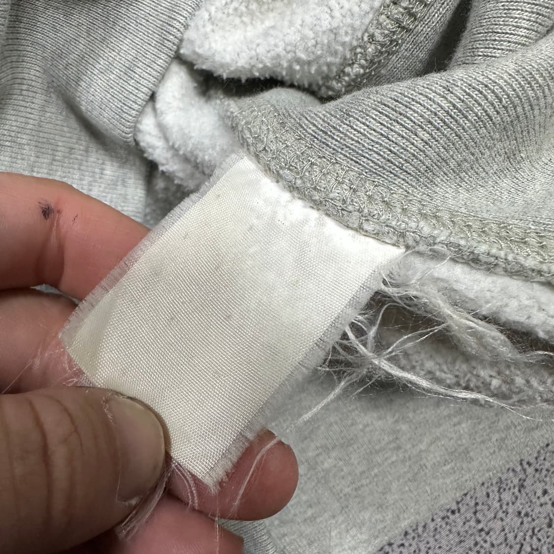 ✨ (바배) 폴로 랄프로렌 와플 그레이 기모 후드 집업  상품이미지4