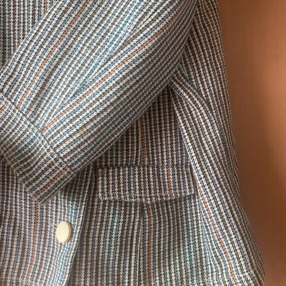 Vintage stripe half coat 상품이미지2
