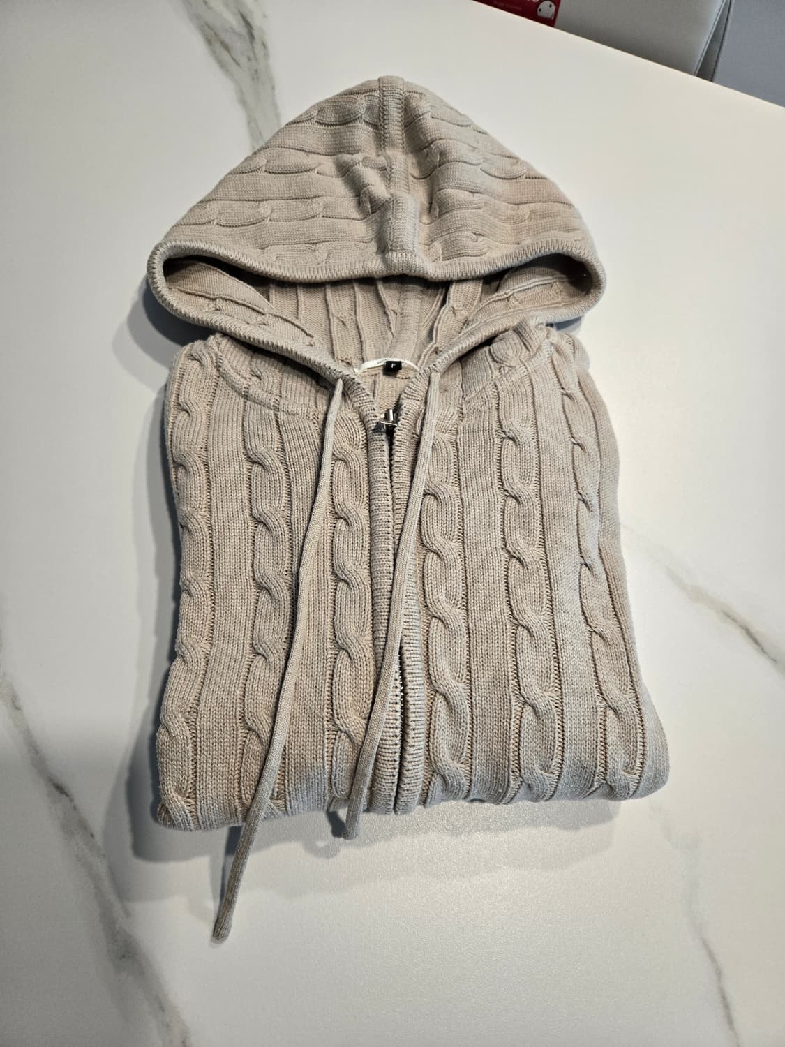 드파운드 꽈배기후드집업 (F) 상품이미지1