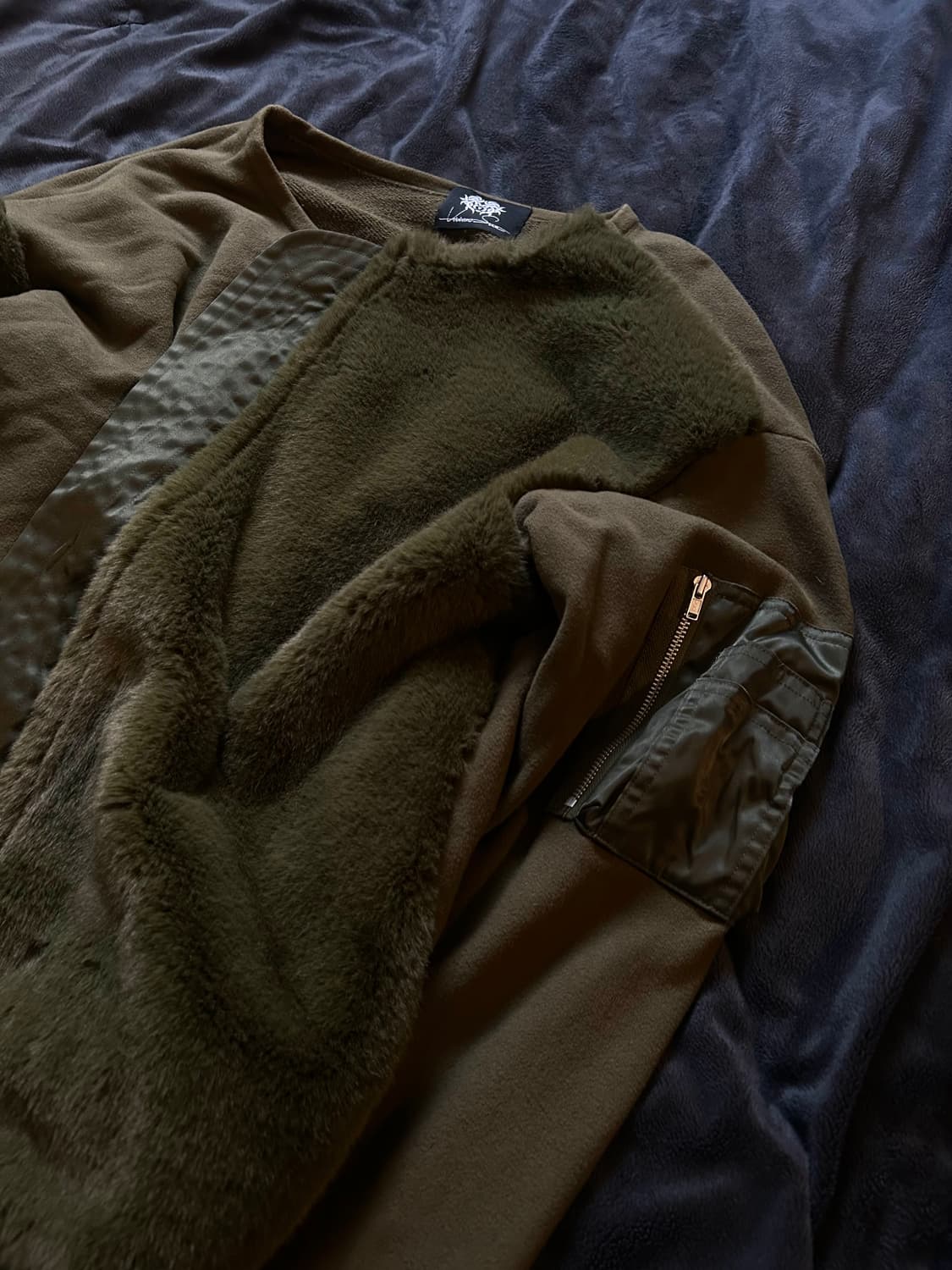 Viviano sue 18aw Ma-1 Fleece SweatShirts 상품이미지5