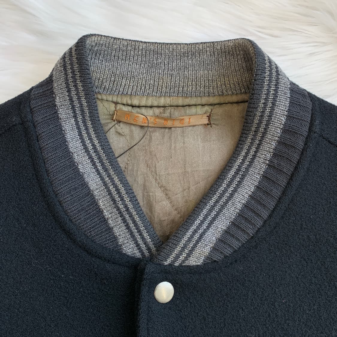 멘즈비기 MEN'S BIGI 울 레더 바시티 자켓 1678 상품이미지3