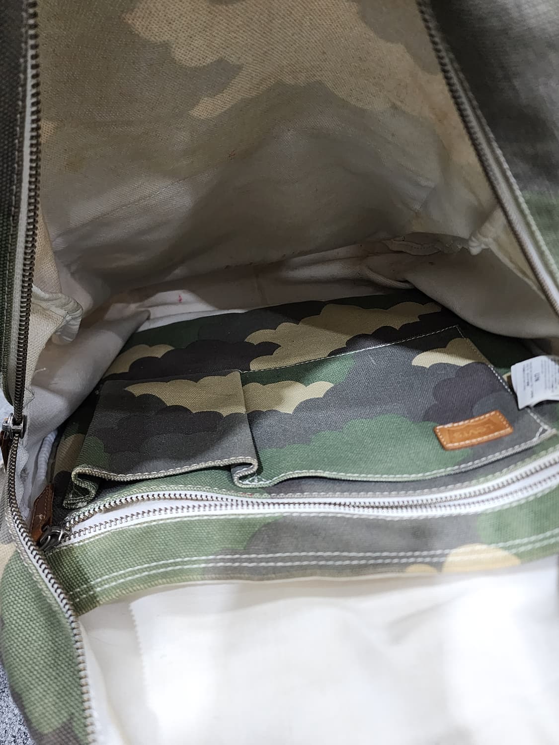 리바이스 카모플라쥬 캔버스 백팩 가방 상품이미지9