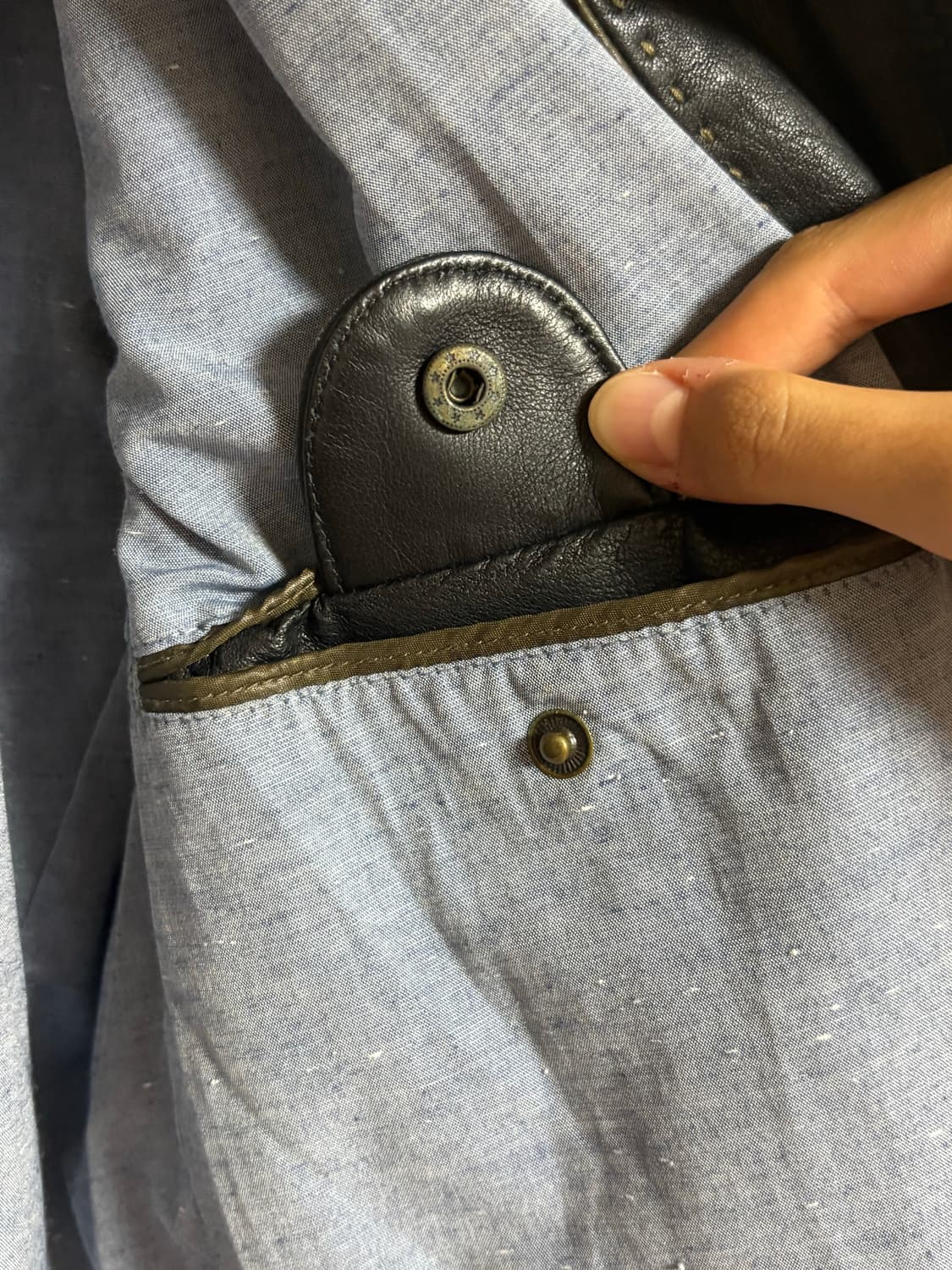 마시모두띠 양가죽자켓 블랙 m 상품이미지5