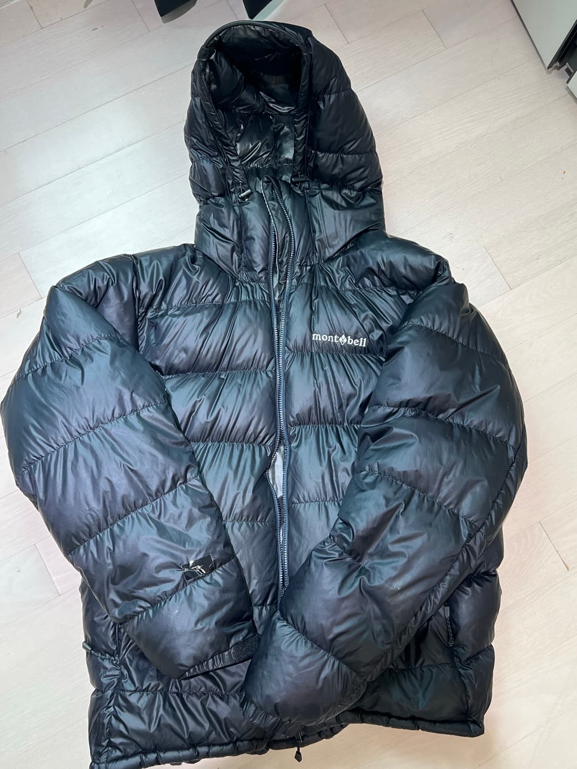 몽벨 알파인 구스 다운 파카 블랙 xl 상품이미지3