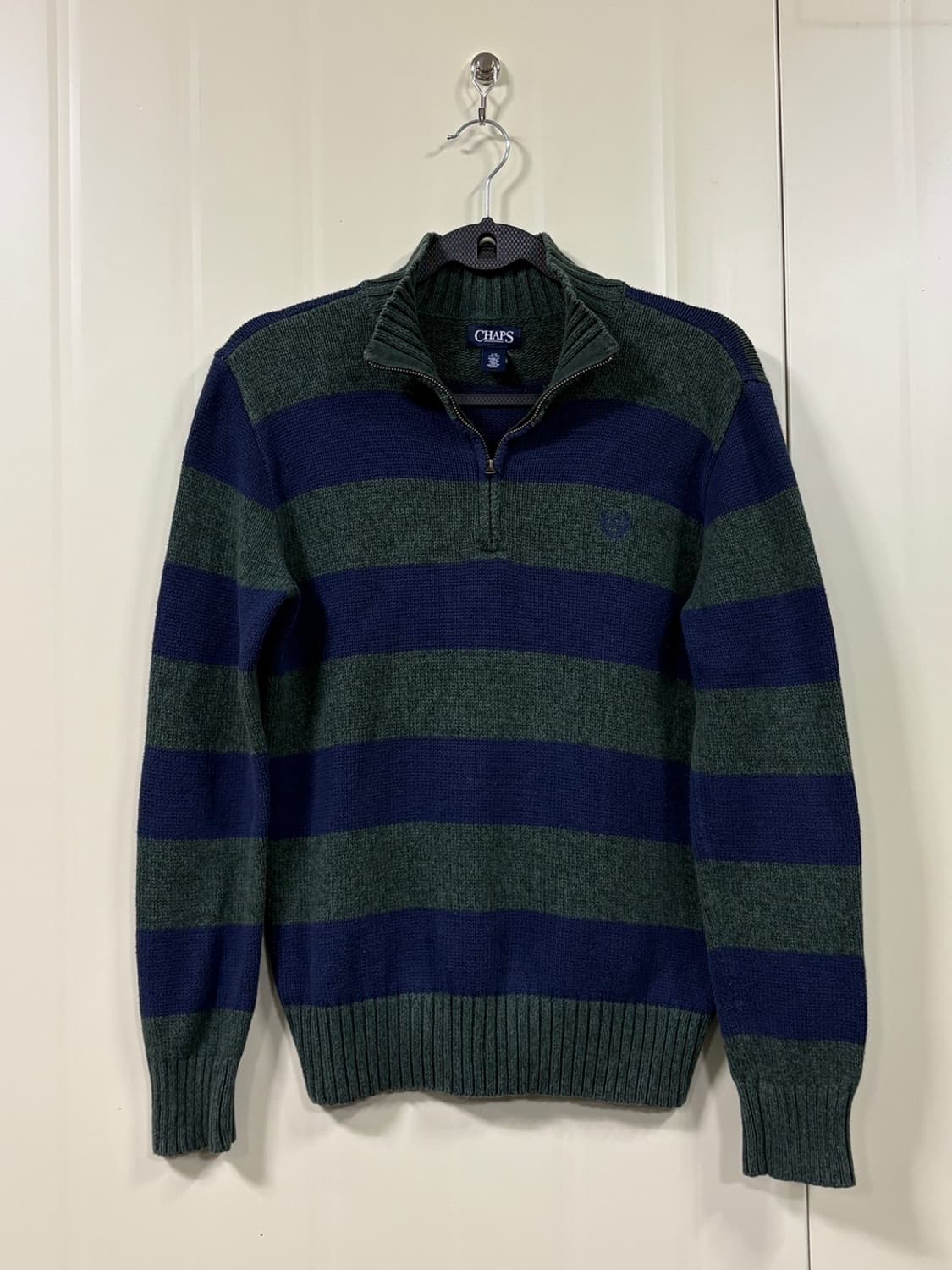 CHAPS 폴로 랄프로렌 스트라이프 하프집업 니트 상품이미지3